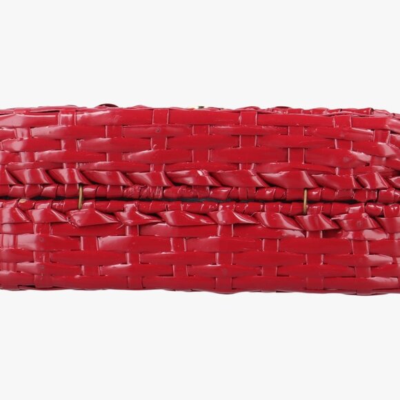 GUCCI Wicker GG Marmont flap in red - Picture 2 of 14